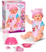 5 X BRAND NEW BABY born Emma 43 cm Baby Doll with 10 Functions | Accessories included, romper