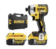Boxed DeWalt DCF887 18V XR Cordless Brushless Impact Driver 2 x 5.0Ah RRP £169.98, Find the