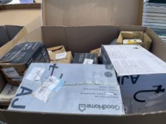 LARGE BOX PALLET TO CONTAIN A QUANTITY OF ASSORTED GOODS FROM A MAJOR DIY SUPPLIER INCLUDING