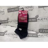 160 X BRAND NEW PACKS OF 3 ACTIVE SPORTS ROYAL COLLECTION TRAINER LINER SOCKS BLACK PINK PACKAGING