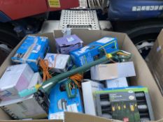 LARGE BOX PALLET TO CONTAIN A QUANTITY OF ASSORTED GOODS FROM A MAJOR DIY SUPPLIER INCLUDING
