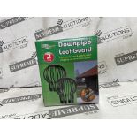 Box to contain 24 x Downpipe Leaf Guards, 2 per pack, Prevents leaves and debris clogging up drain