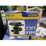 3 X BRAND NEW DORR HB-24 TRIPOD BALL HEADS (LOC: SR-BB6252)