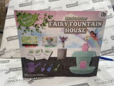 12 X BRAND NEW CREATIVE SPROUTS PLANT AND GROW FAIRY FOUNTAIN HOUSES (LOC: 18.9-AA7766)