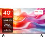 TCL 40S5400AK 40-inch Television, HDR, FHD, Smart TV Powered by Android TV, Bezeless design (Kids