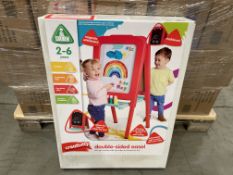 3 X BRAND NEW EARLY LEARNING CENTRE DOUBLE SIDED EASELS RRP £90 EACH (LOC: 48.18-AA7558)