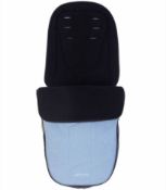 5x NEW & BOXED MICRALITE BY SILVER CROSS Pro-Fold Footmuff - BLUE. RRP £45 EACH. A cosy cold-weather