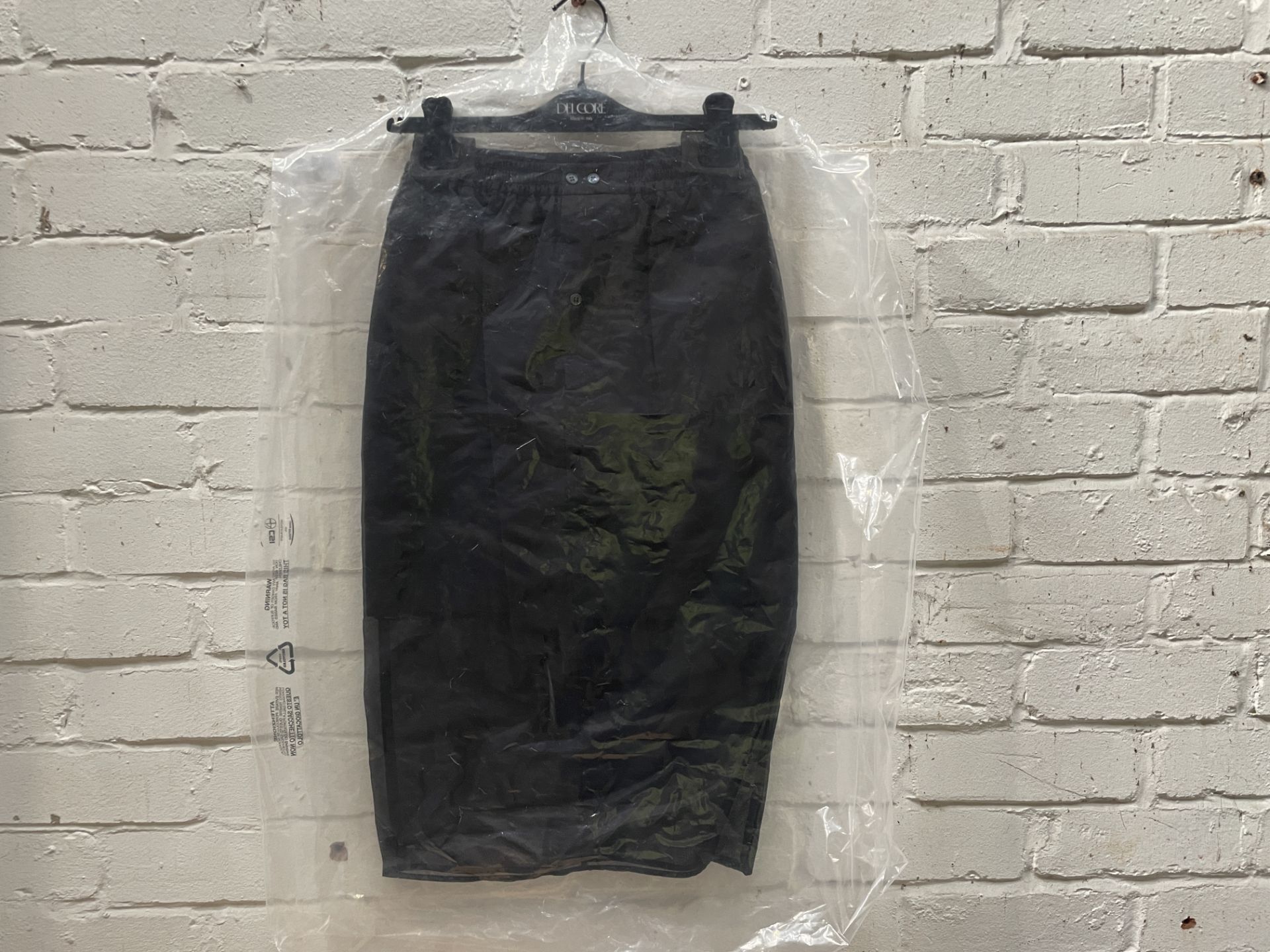 Brand New Del Core with Elasticated Waistband, RRP £750, Size 46, in Black, Jogger Double Skirt in