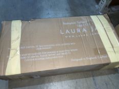 LAURA JAMES BAMBPTON TALL BOY 5 Drawer Tallboy - Stone Grey (LOC: 29.2-BB3565 - QP)