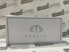 30 X BRAND NEW PURAVA Cupping Therapy Set with Suction Ball Glass Cupping Set for Neck Face and Body