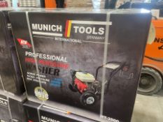 BRAND NEW MUNICH TOOLS 2026 MODEL PROFESSIONAL HIGH PRESSURE WASHER RRP £899. NORSE POWER 6.5HP,