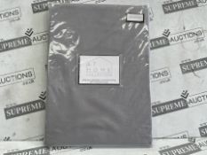 14 X BRAND NEW Responsibly Sourced Easy-Care Plain Dye Fitted Sheet SINGLE SIZE IN GREY (LOC: 46.