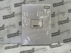 13 X BRAND NEW 100% COTTON PERCALE 200 THREA COUNT WHITE SINGLE FITTED SHEET RRP £39.99 (LOC: 25.