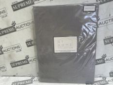 8 X BRAND NEW Responsibly Sourced Easy-Care Plain Dye Fitted Sheet SINGLE SIZE IN GREY (LOC: 27.1-