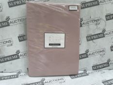 12 X BRAND NEW Pure Cotton 200 Thread Count Extra Deep 38cm Fitted Sheet DUSKY PINK The fitted sheet