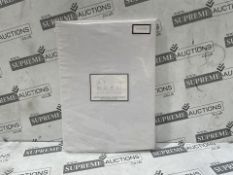 10 X BRAND NEW Responsibly Sourced Easy-Care Plain Dye Fitted Sheet KING SIZE IN WHITE (LOC: 11.3-