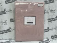 12 X BRAND NEW Pure Cotton 200 Thread Count Extra Deep 38cm Fitted Sheet DUSKY PINK The fitted sheet