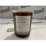 10 X BRAND NEW PECKSNIFFS AROMATHERAPY DEEP SLEEP FRAGRANCED CANDLES 100G CLARY SAGE AND LAVENDER,