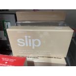 BRAND NEW SLIP KING PURE SILK PILLOW CASE, 100% PURE 22 MOMME MULBERRY SILK RRP £195 (LOC: SR-
