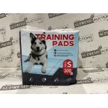 12 X BRAND NEW PACKS OF 10 SMALL PET TRAINING PADS 33 X 45CM, QUICK ABSORB MOISTURE, SUPPRESSING
