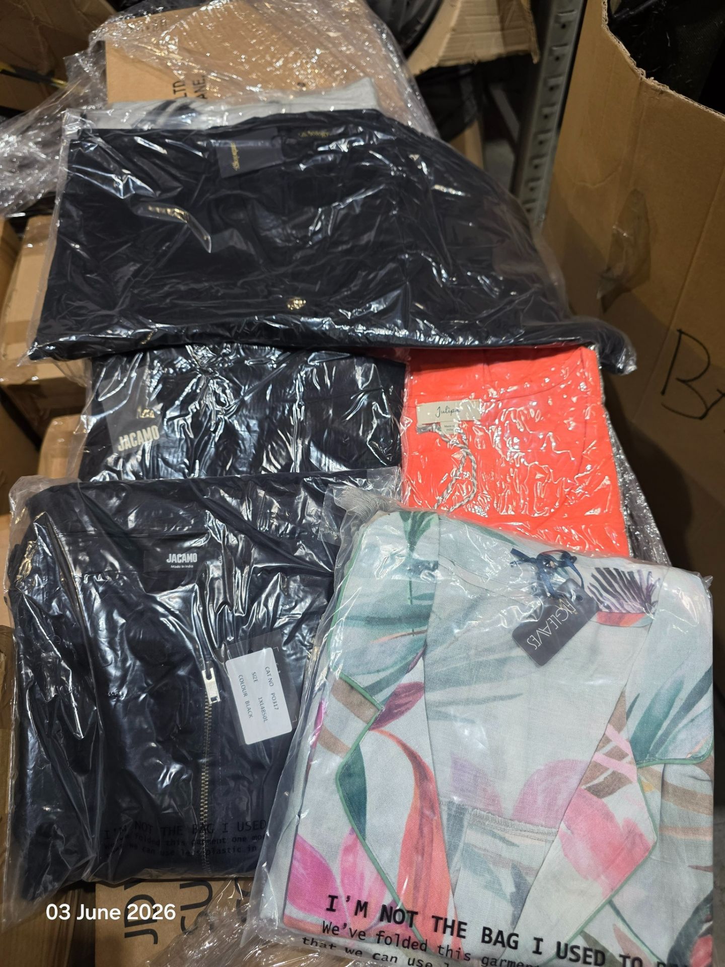 Pallet Containing 10 Boxes of New Branded Clothing & Footwear Each pallet contains 10 boxes of new - Image 24 of 68