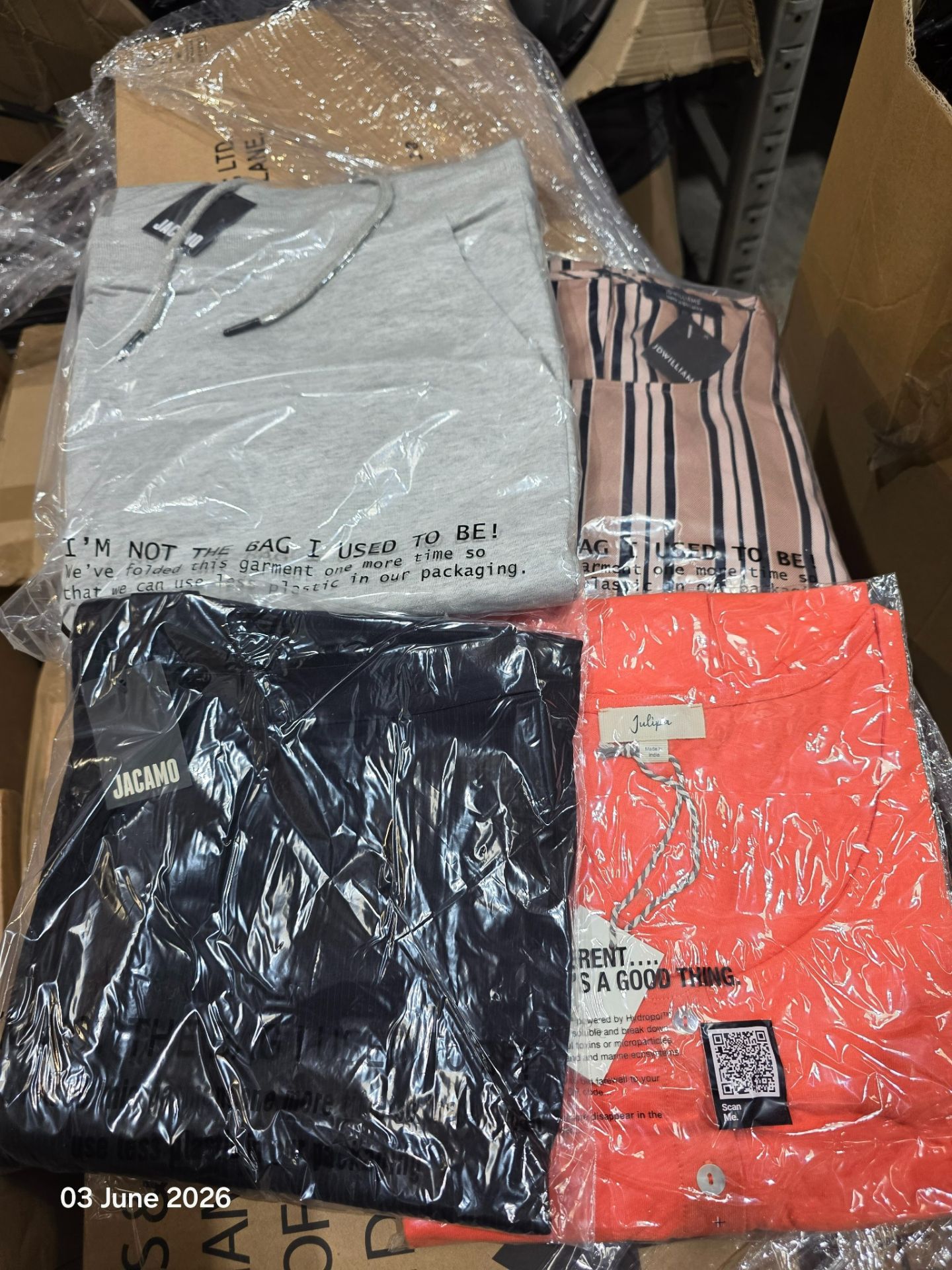 Pallet Containing 10 Boxes of New Branded Clothing & Footwear Each pallet contains 10 boxes of new - Image 20 of 68