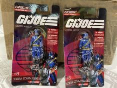 3 x Boxes of 36 Brand New G.I. Joe Limited Edition Cobra Commander, Features a classic deco and