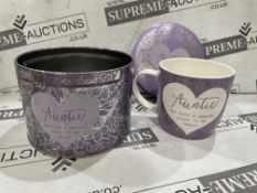 Box to contain 24 x Brand New Said with Sentiment Mug in Tin, Said with Sentiment- Daughter Mug in