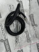 Box to contain 100 x Brand New Hookah Hose, for Shisha pipes. Large Hookah hose in black. 63 x 30