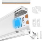 5 X BRAND NEW EDELHAND© LED Aluminium Profile 10 x 1 m – LED U-Profile as a Complete Set with