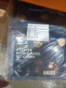 3X PREMIUM 4 SEATER ROUND PATIO SET COVER , EACH PACK HAS 2 COVERS , DESIGNED TO PROVIDE EXCELLENT