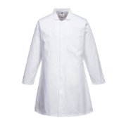 17 x Portwest Workwear Mens Food Coat 2202, The Portwest 2202 utilises the Fortis fabric which has