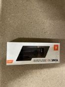 JBL Harman T210 In-Ear Headphone - Black, JBL Pure Bass sound, 1-button remote with microphone,