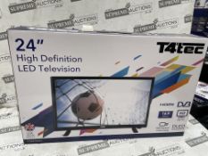 BRAND NEW T4TEC TT2416UH 1080p HD Ready TVThe T4tec TT2416UH is a 24" LED TV. The TT2416UH also