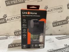 10 X BRAND NEW LINK2HOME INDOOR SMART SQUARE PAN AND TILT CAMERAS RRP £90 EACH (LOC: 18.15-AA4654)