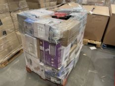 PALLET TO CONTAIN A LARGE QUANTITY OF ASSORTED HOMEWARES INCLUDING HAND MIXERS, ELECTRIC BLANKETS,