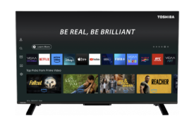 Boxed Toshiba 4 Inch LED HDR Smart TV with Freely 40LV2553DB, This compact Full HD Smart TV is an