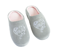 14 x Pairs of Said with Sentiment Slippers - Grey, Various Designs, Mum, Sister, Auntie, with a