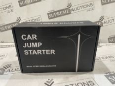 TRADE LOT 20 X BOXED Car Jump Starter, FLYLINKTECH 4000A 12V Portable Car Battery Booster Jump