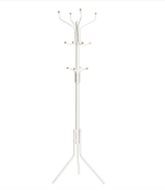6 x Boxed SONGMICS Coat Rack Stand, Coat Tree, Metal Hall Tree, Free Standing, 49 x 182 cm, 12