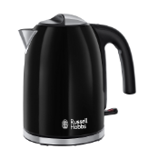 Boxed Russell Hobbs Colours Black Kettle, The Russell Hobbs stainless steel Kettle has been designed
