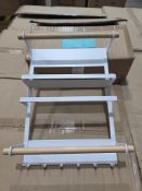 6 X NEW & BOXED OKUNA OUTPOST MAGNETIC SPICE RACK WITH PAPER TOWEL DISPENSER. RRP £24.99 EACH (