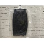 Brand New Del Core with Elasticated Waistband, RRP £750, Size 46, in Black, Jogger Double Skirt in