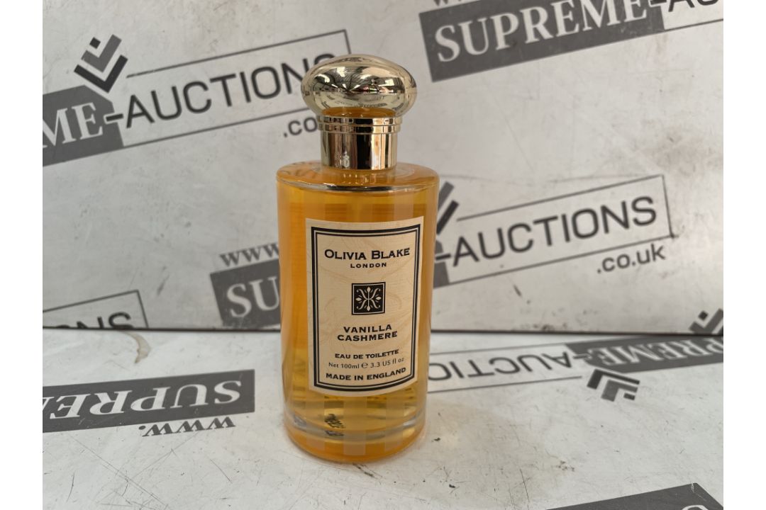 8 X BRAND NEW OLIVIA BLAKE PREMIUM 100ML VANILLA CASHMERE EDT RRP £49 EACH (51391) (LOC: 19.13-