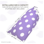 2 x Boxes of 12 Butterfly Craze Bean Bag Chair Cover - Stuffed Animal Storage Seat, for use as
