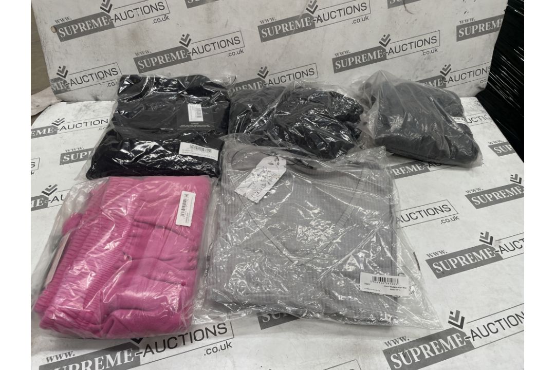 50 X BRAND NEW PIECES OF LADIES CLOTHING FROM PRETTY LITTLE THINGS ETC (LOC: 17.17, 17.16-aa8134)