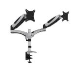 Box to contain 2 x Brand New Digitus DA-90353 Monitor desk mount RRP £199, 10-27 inch Black Tiltable