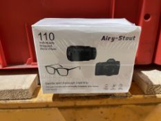 10 X PACKS OF 110 AIRY STOUT INDIVIDUALLY WRAPPED MOIST WIPES (LOC: 29.2-BB585)