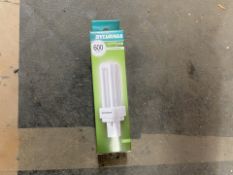 X30 BRAND NEW SYLVANIA 600LUMEN BULBS 93MMX35MM G24D-1 (LOC: R26.4-B558 - 1P)