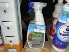 3PC BRAND NEW MIXED LOT OF BONA CLEANER 1L, 2 X HARD SURFACE FLOOR CLEAR, 1 X WOOD FLOOR CLEANER (
